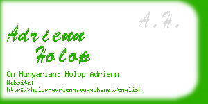 adrienn holop business card